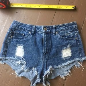 High waisted shorts